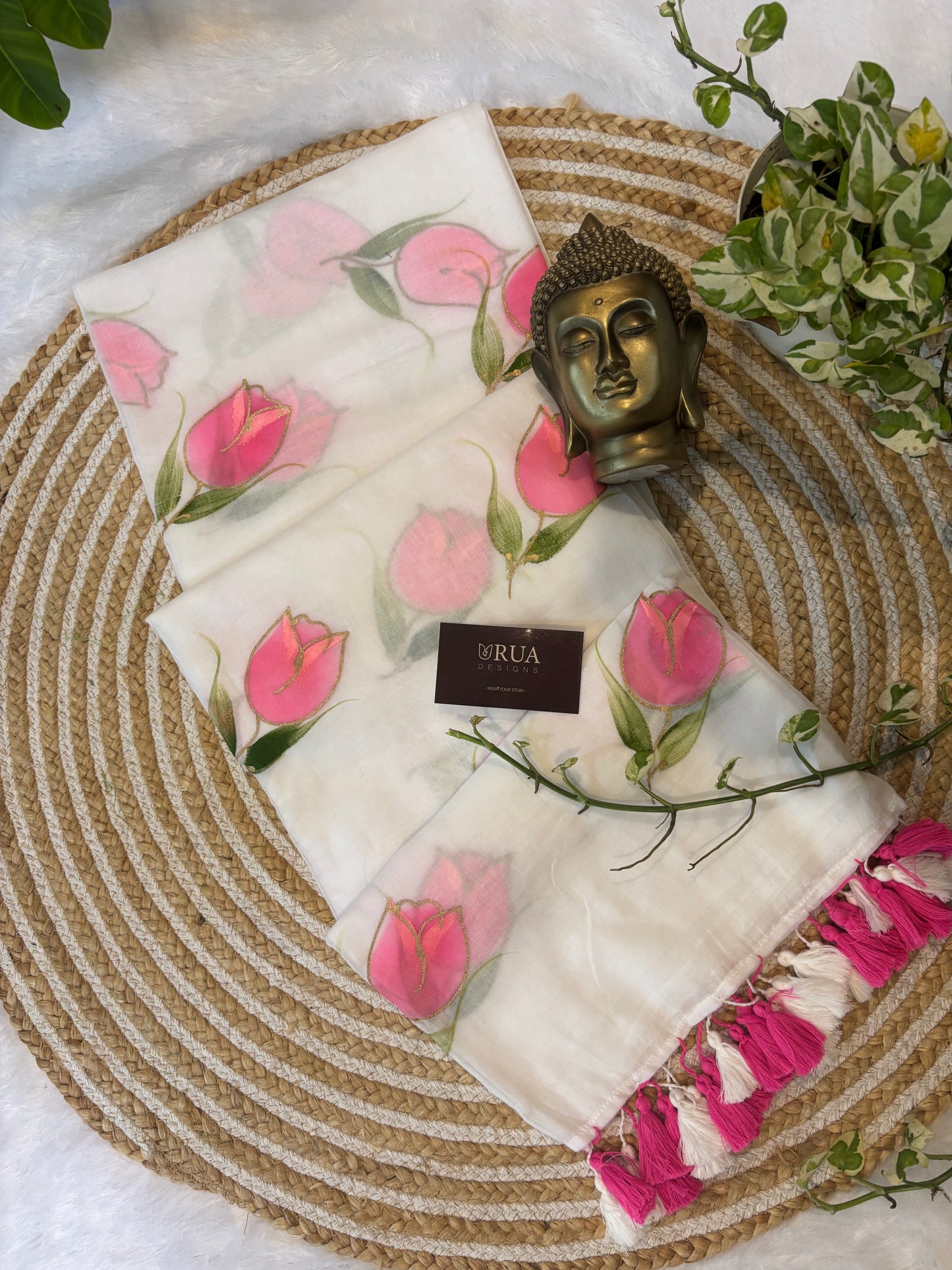 Mul Cotton  Tulip Saree