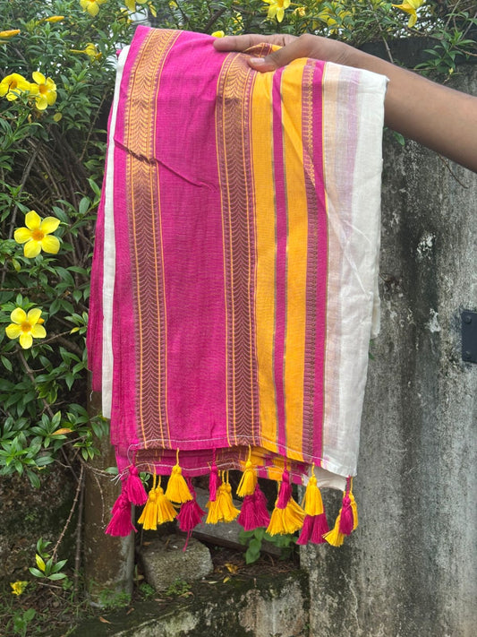 Mulcotton Saree